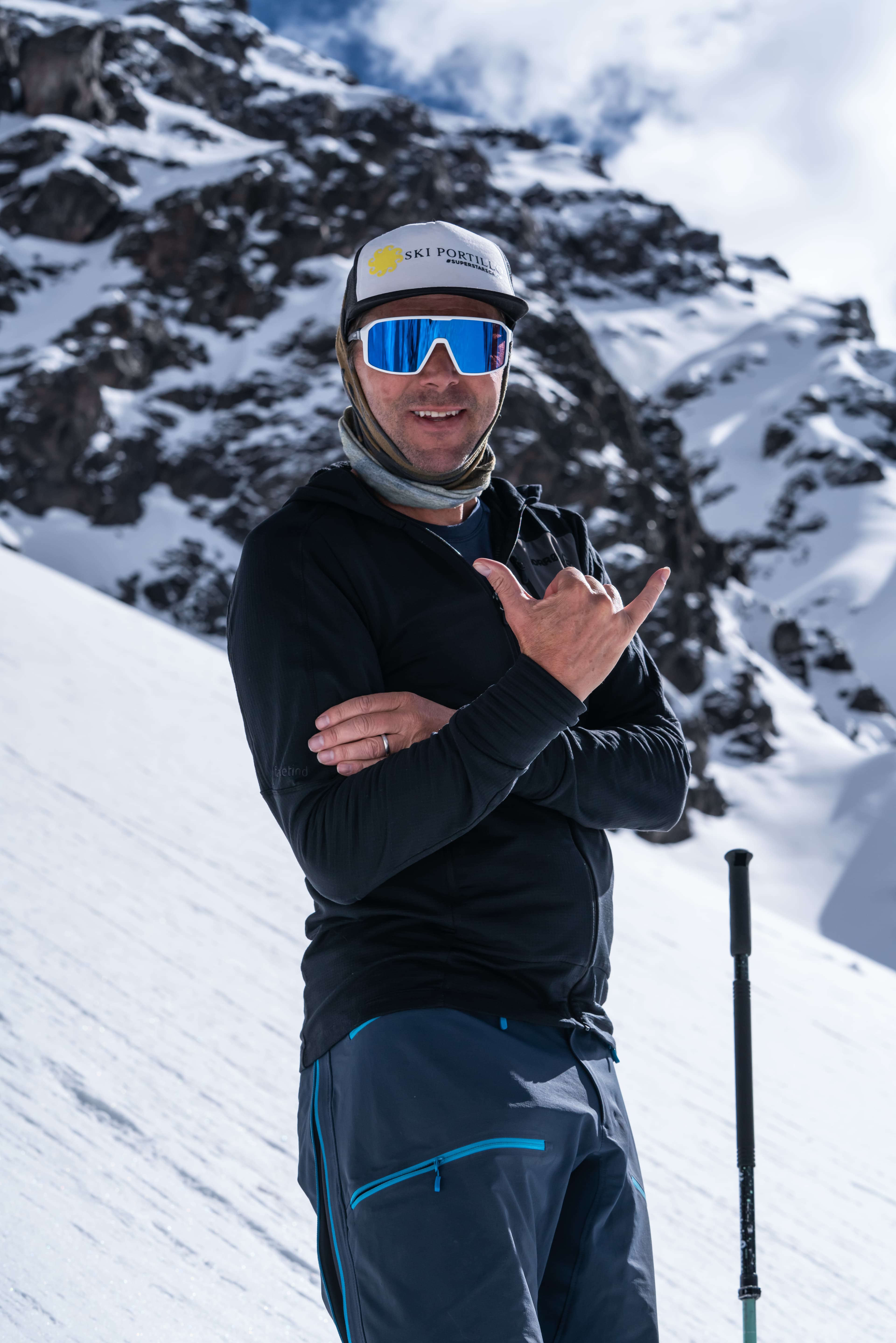 Chris Davenport at Portillo, Chile